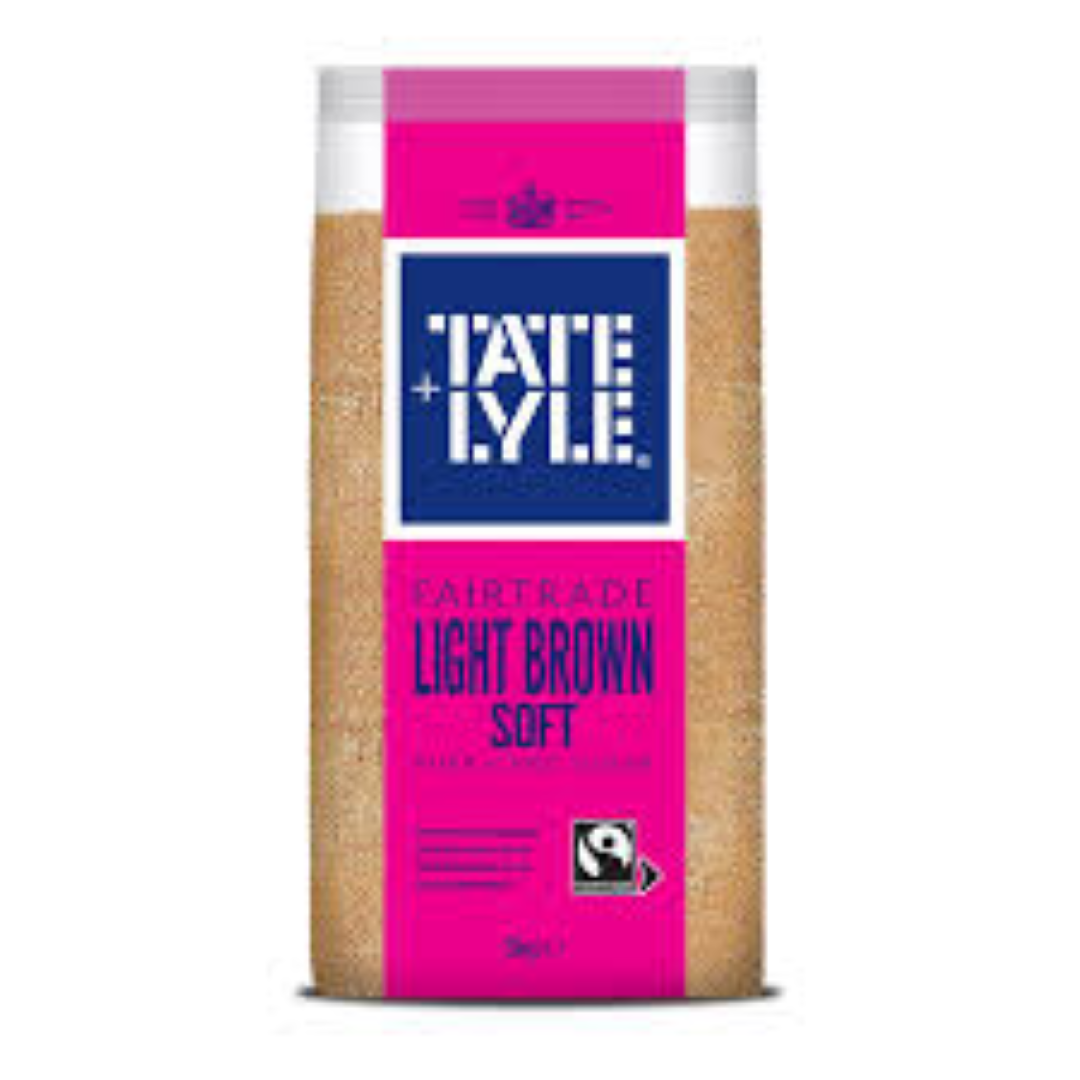TATE & LYLE LIGHT SOFT BROWN SUGAR 500G